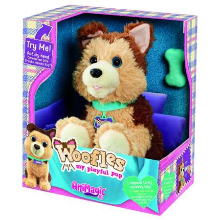 Игрушка мягкая ANIMAGIC щенок Woofles интерактивный 31288.4300