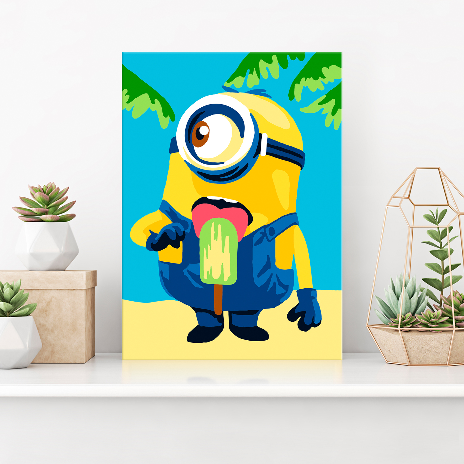 Картина по номерам Hobby Paint Миньон на пляже в ассортименте - фото 3