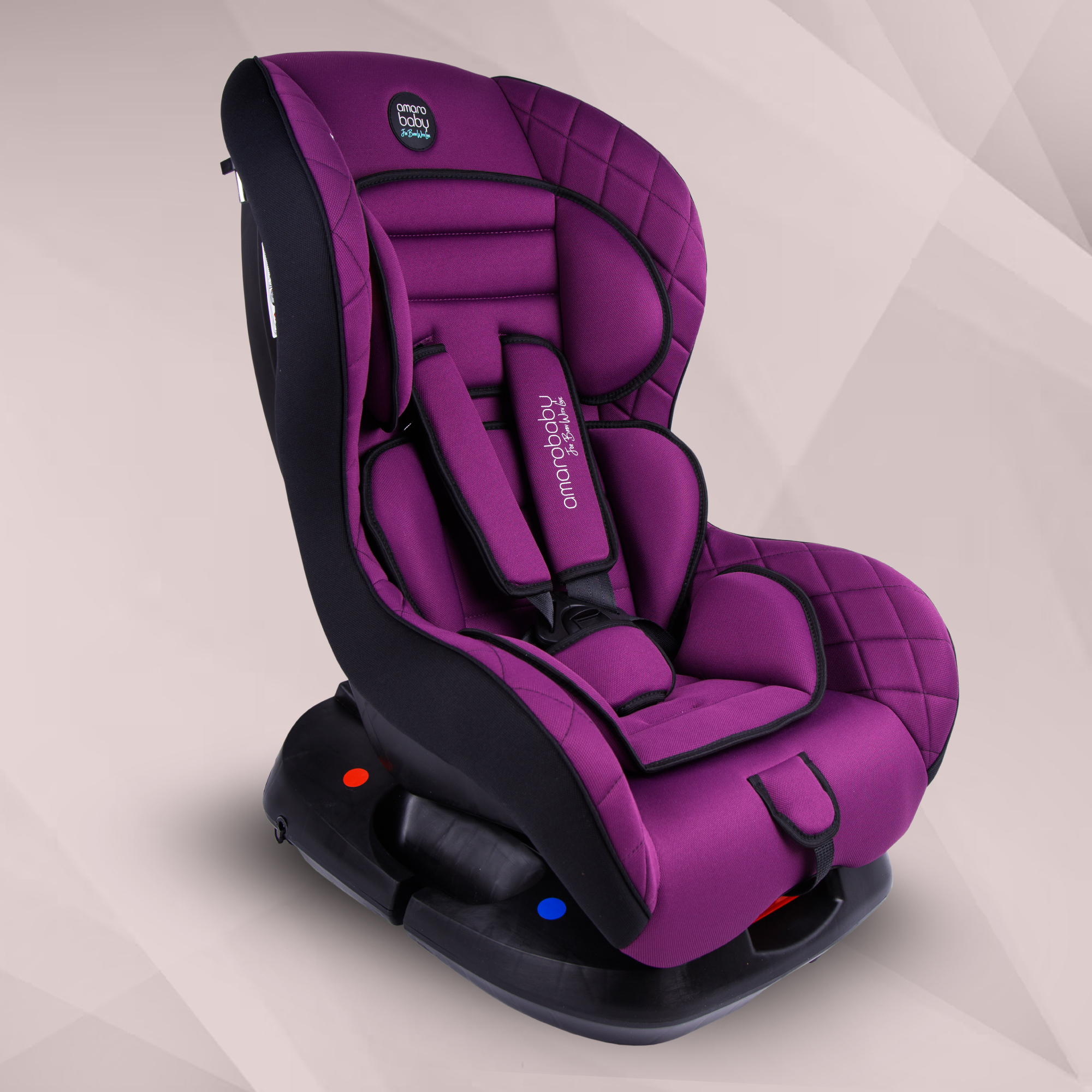 Автокресло Amarobaby Safety 0+/1 (0-18 кг) фиолетовый - фото 20