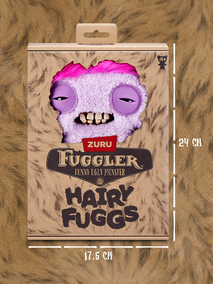 Мягкая игрушка FUGGLER Модный кальмар Волосатики 24 см - фото 3