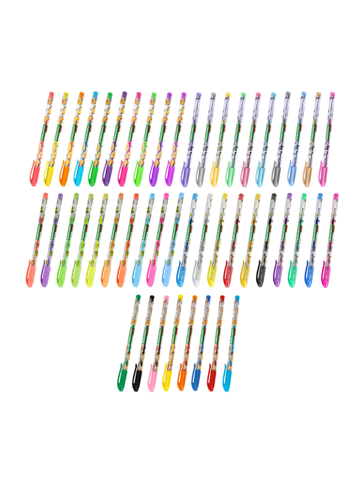 Ручка гелевая Brauberg 48 шт. - фото 10