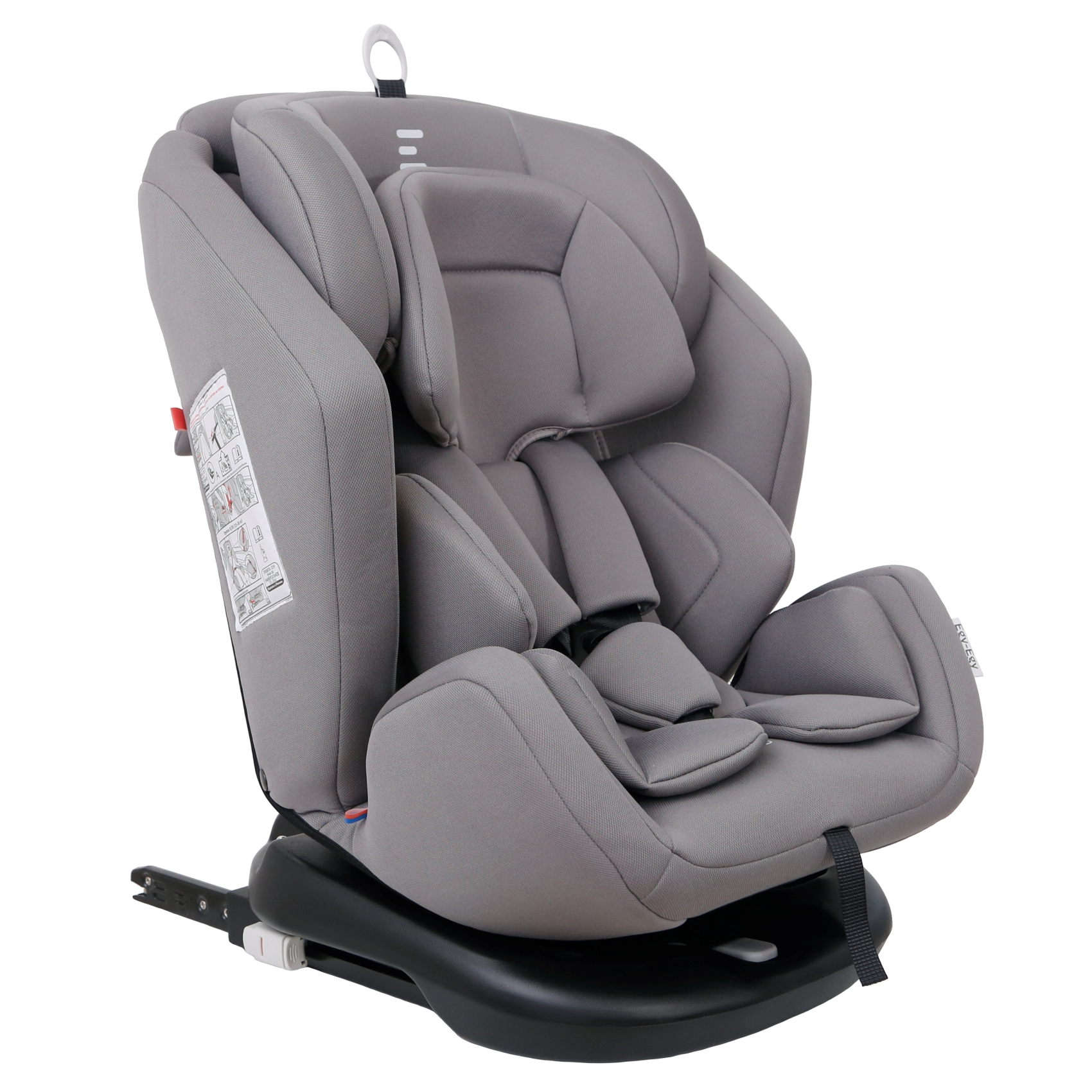 Автокресло Еду-Еду Isofix 0+/1/2/3 (0-36 кг) серый - фото 3