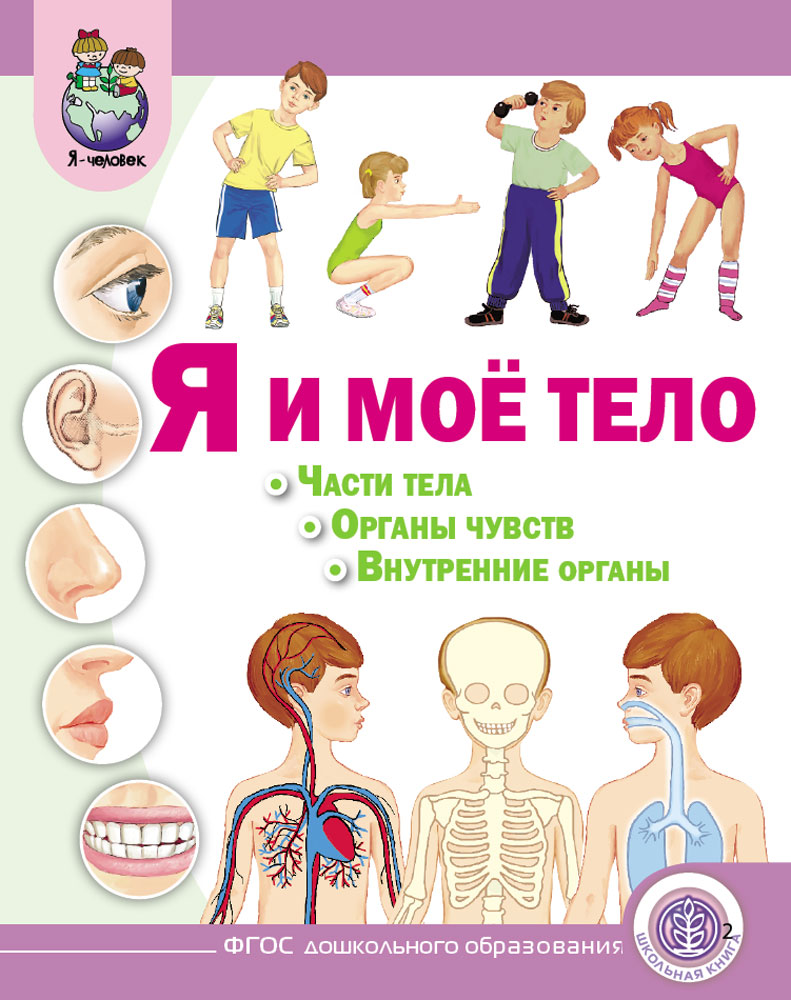Книга Школьная Книга Я и моё тело. Части тела. Органы чувств. Внутренние органы - фото 1