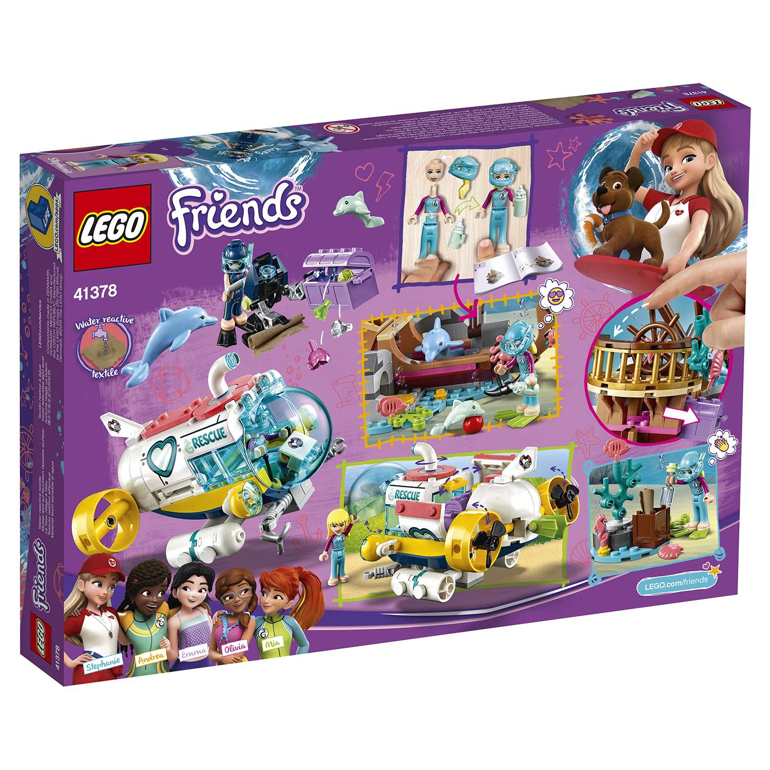 Конструктор LEGO Friends Спасение дельфинов блочный - фото 3