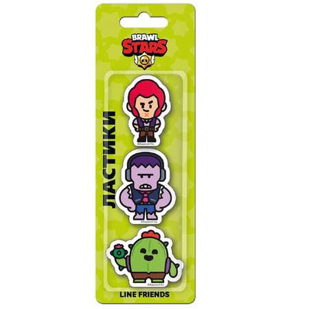 Ластик BrawlStars 3 шт.