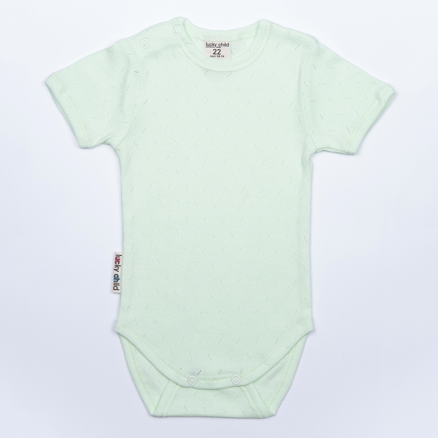 Боди Lucky Child 0-30 киви/0-2 - фото 12