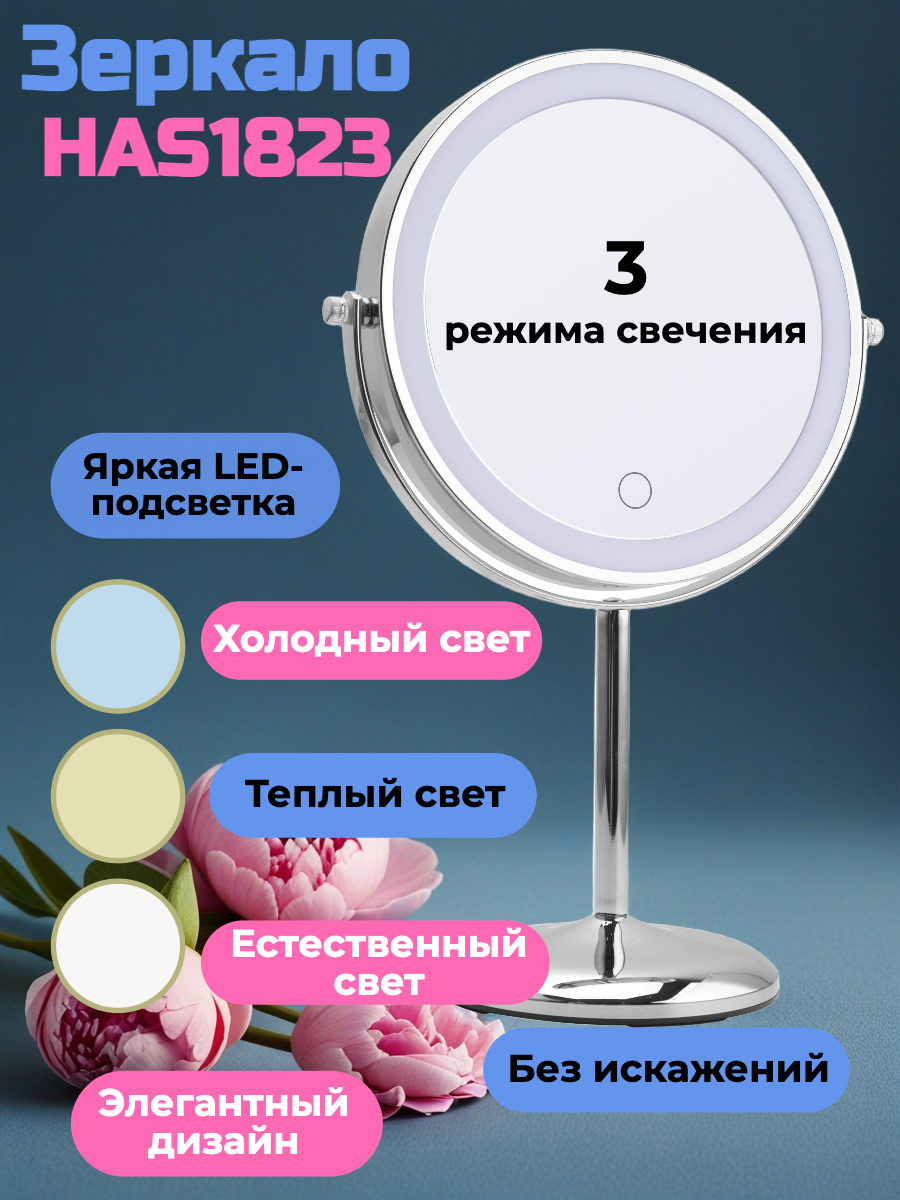 Зеркало HASTEN настольное - фото 3