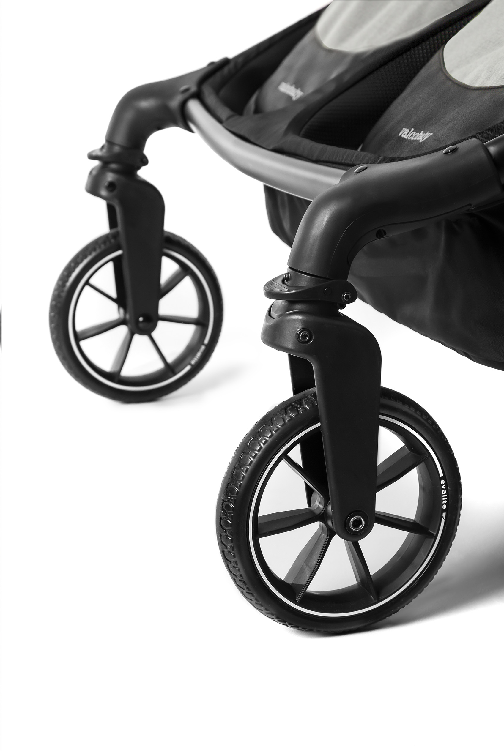 Коляска прогулочная для двойни Valco baby Snap Duo серый - фото 26