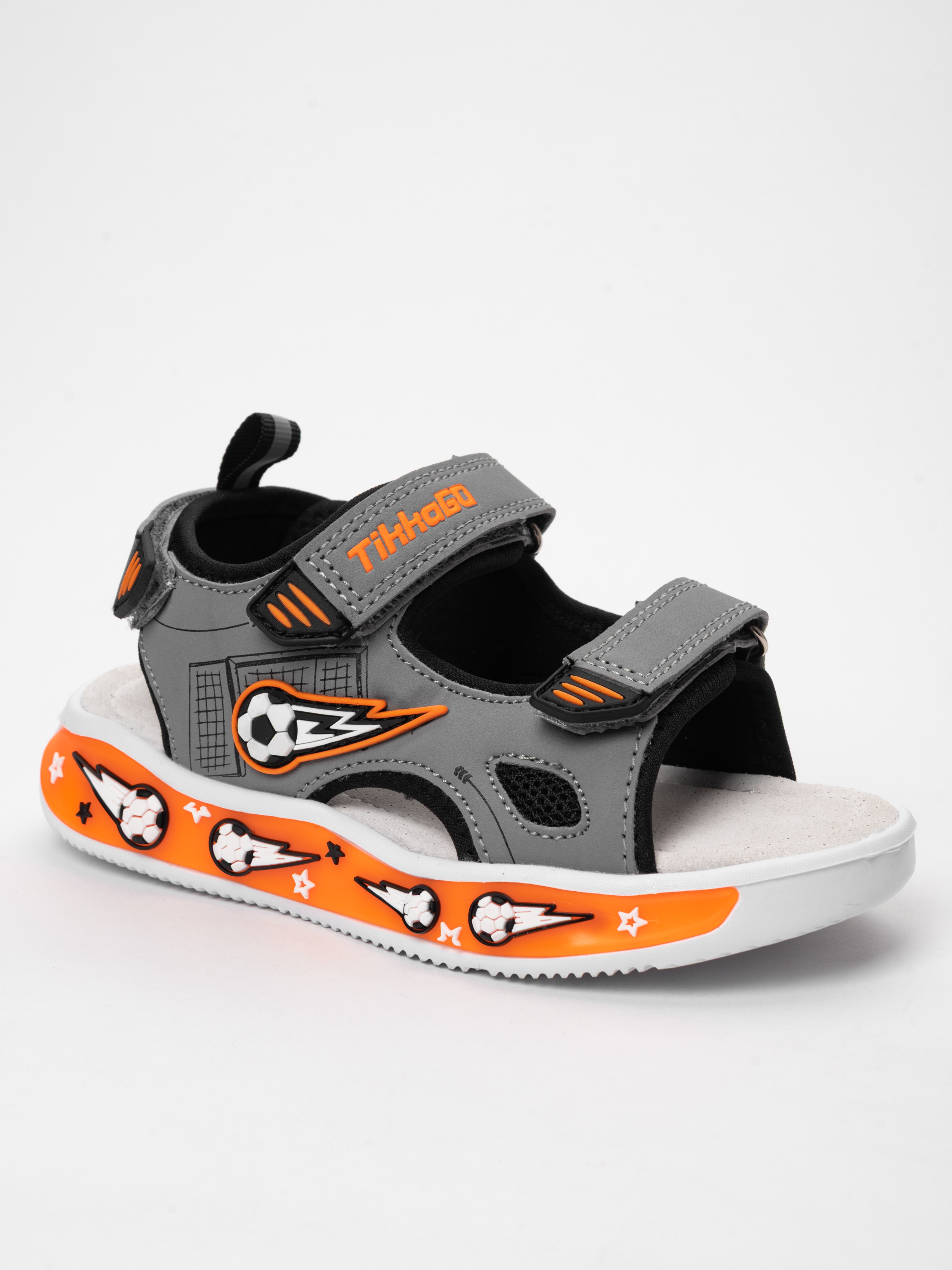 Сандалии TikkaGo 3D34_11261_grey-orange - фото 8