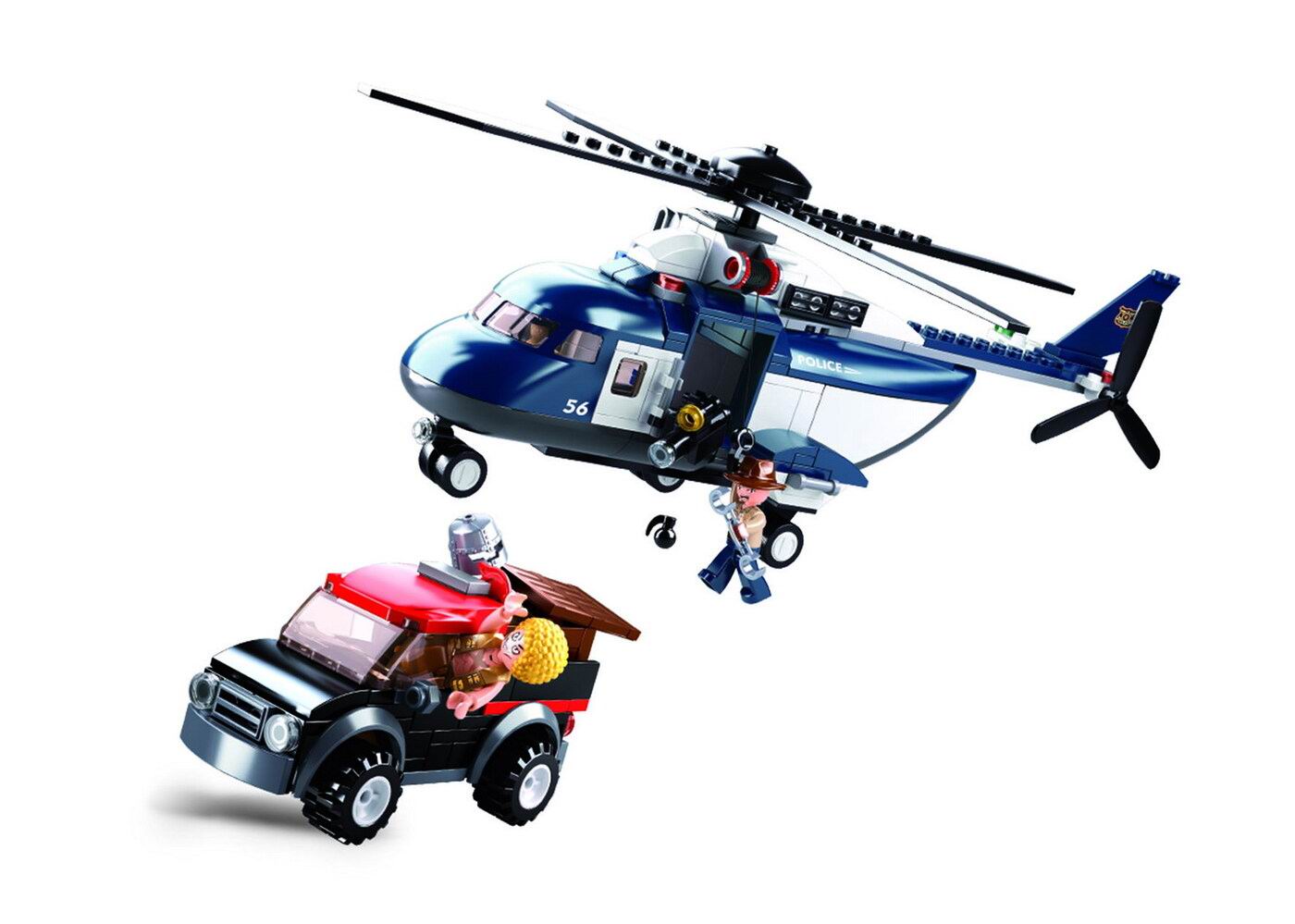 Конструктор SLUBAN Полицейский вертолет - фото 3