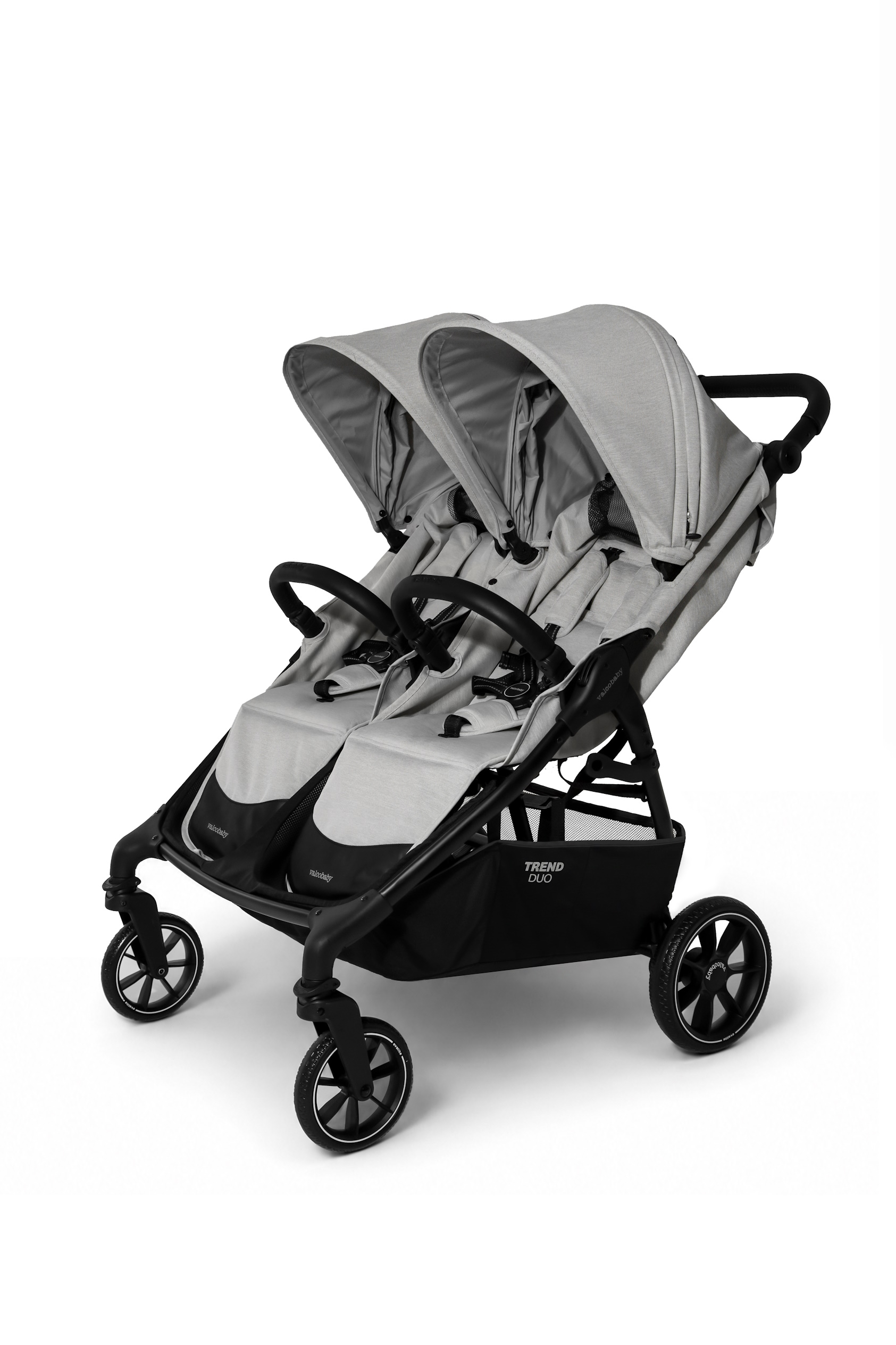 Коляска прогулочная для двойни Valco baby Snap Duo серый - фото 3