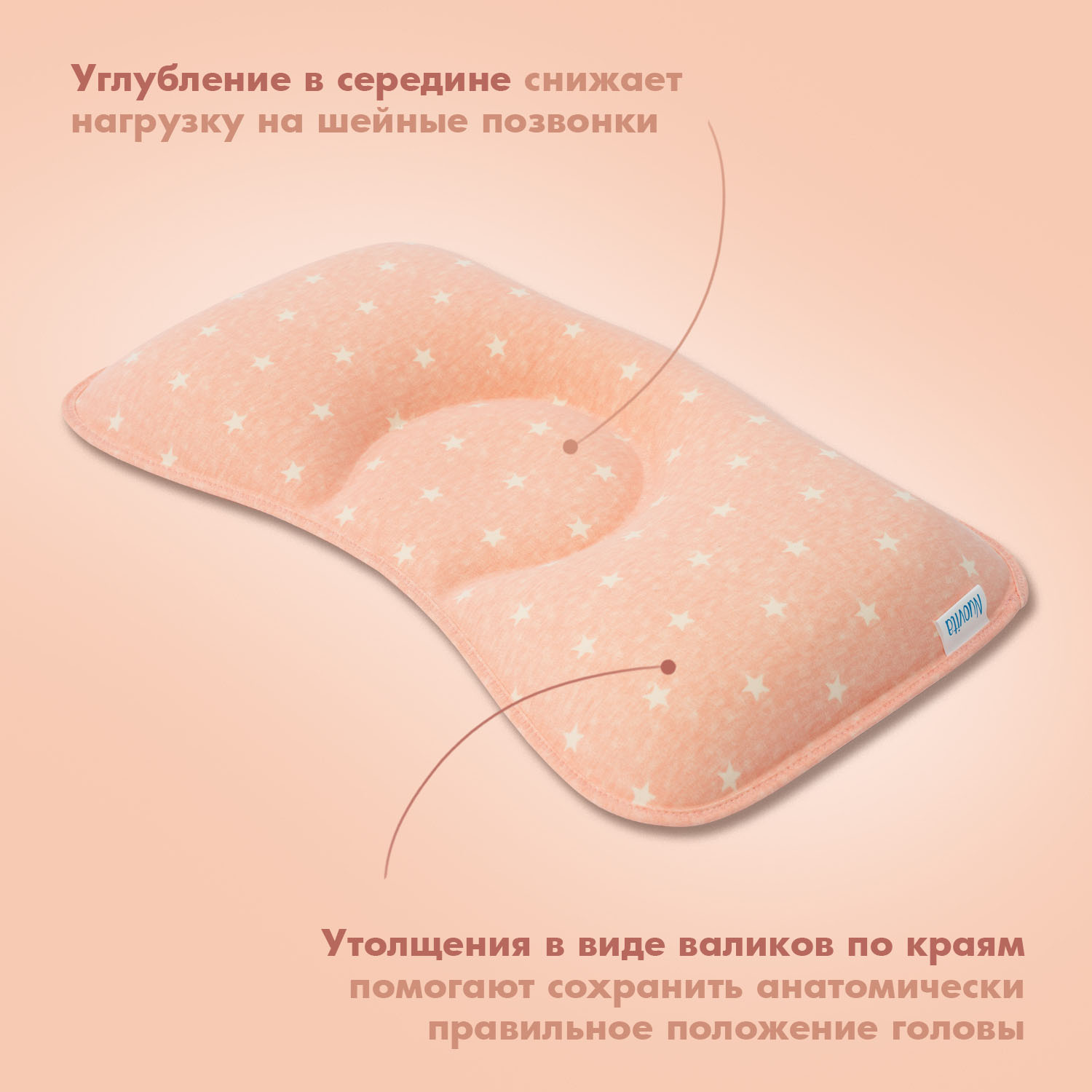 Подушка для новорожденных Nuovita - фото 4