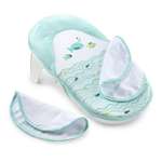 Лежак для купания Summer Infant Bath Sling Рыбки складной Бело-Голубой