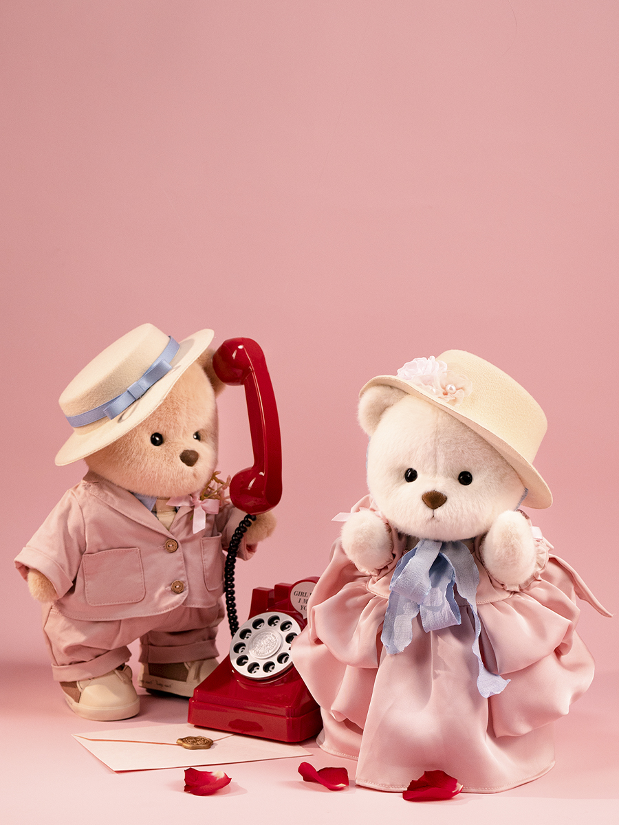Мягкая игрушка TeddyTales Медведь Сладкая парочка M - фото 11