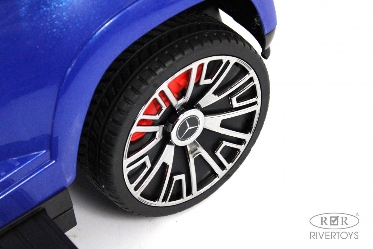 Электромобиль RIVERTOYS Mercedes Z003ZZ-A-BLUE С пультом ДУ - фото 7
