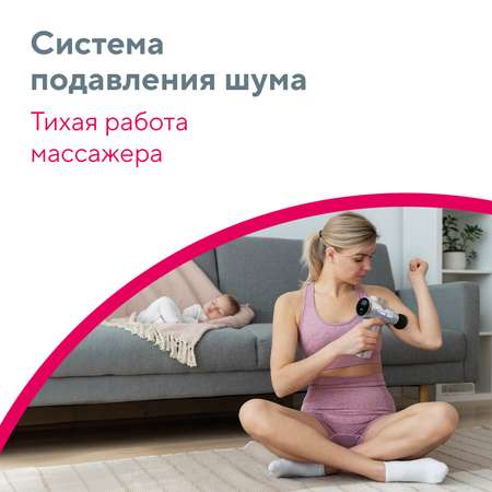 Перкуссионный массажер пистолет B.Well Med-450