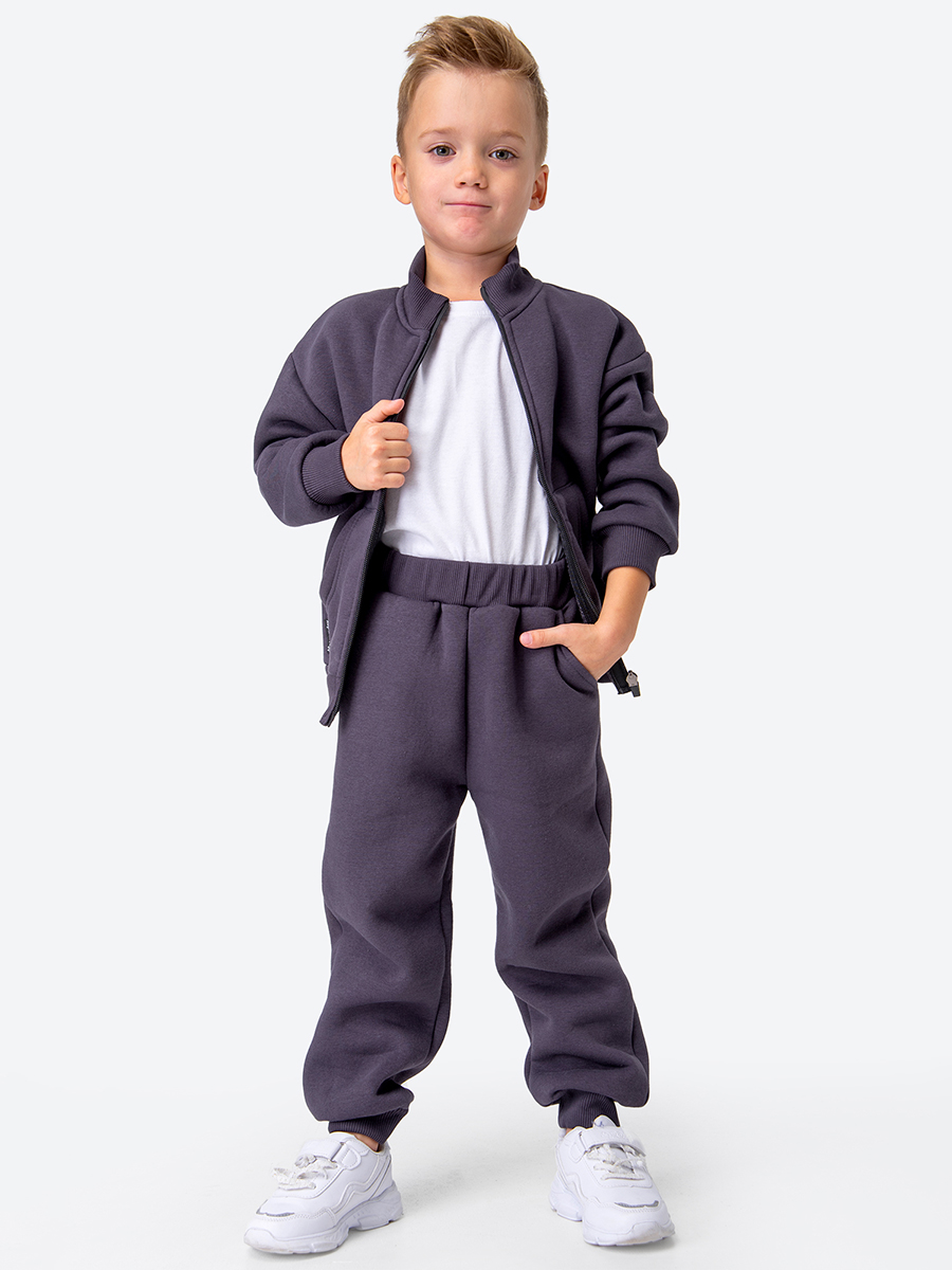 Толстовка и брюки HappyFox HF00156графитовый - фото 8