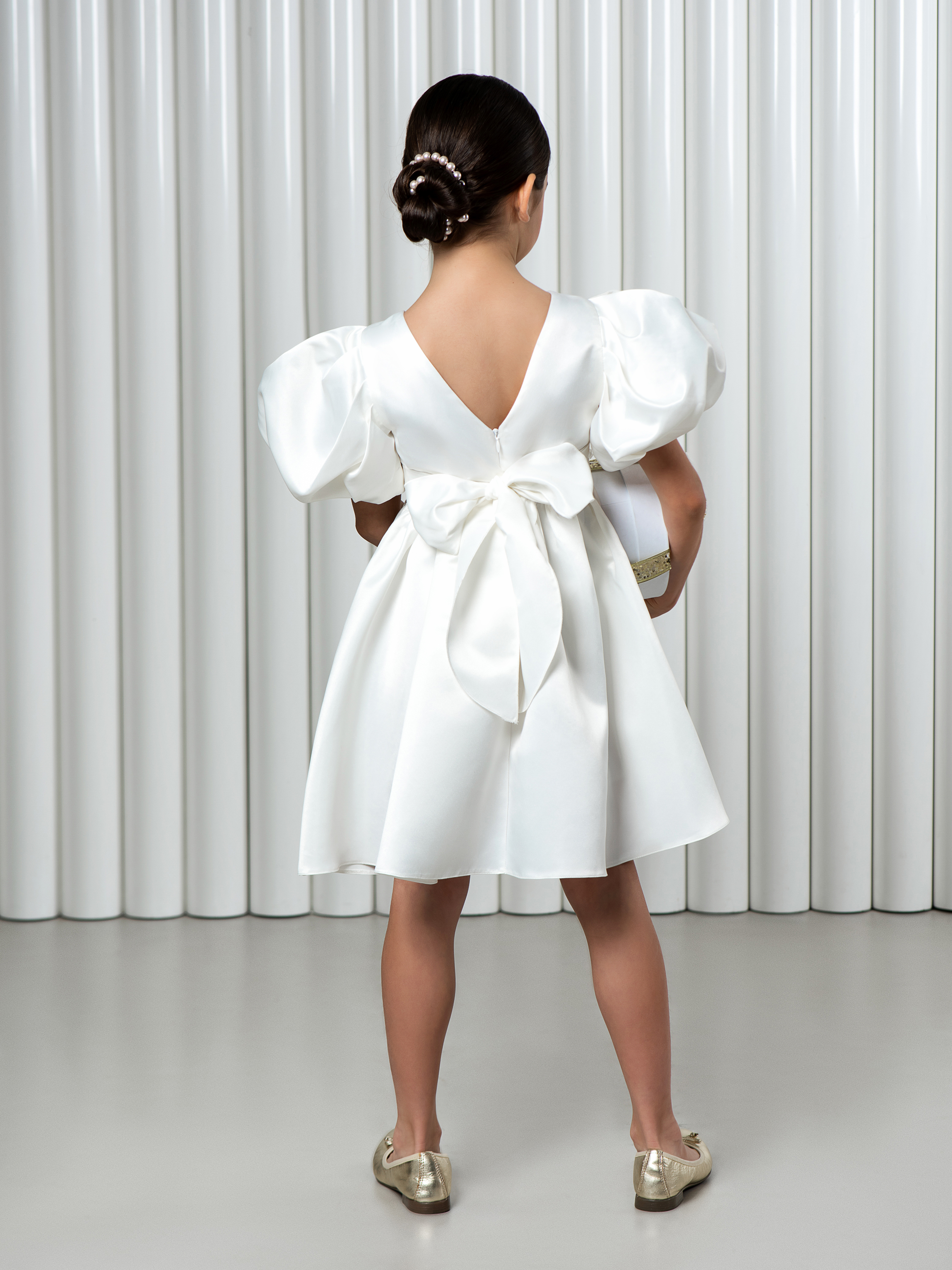 Платье LisaWeta D-143 экрю - фото 2