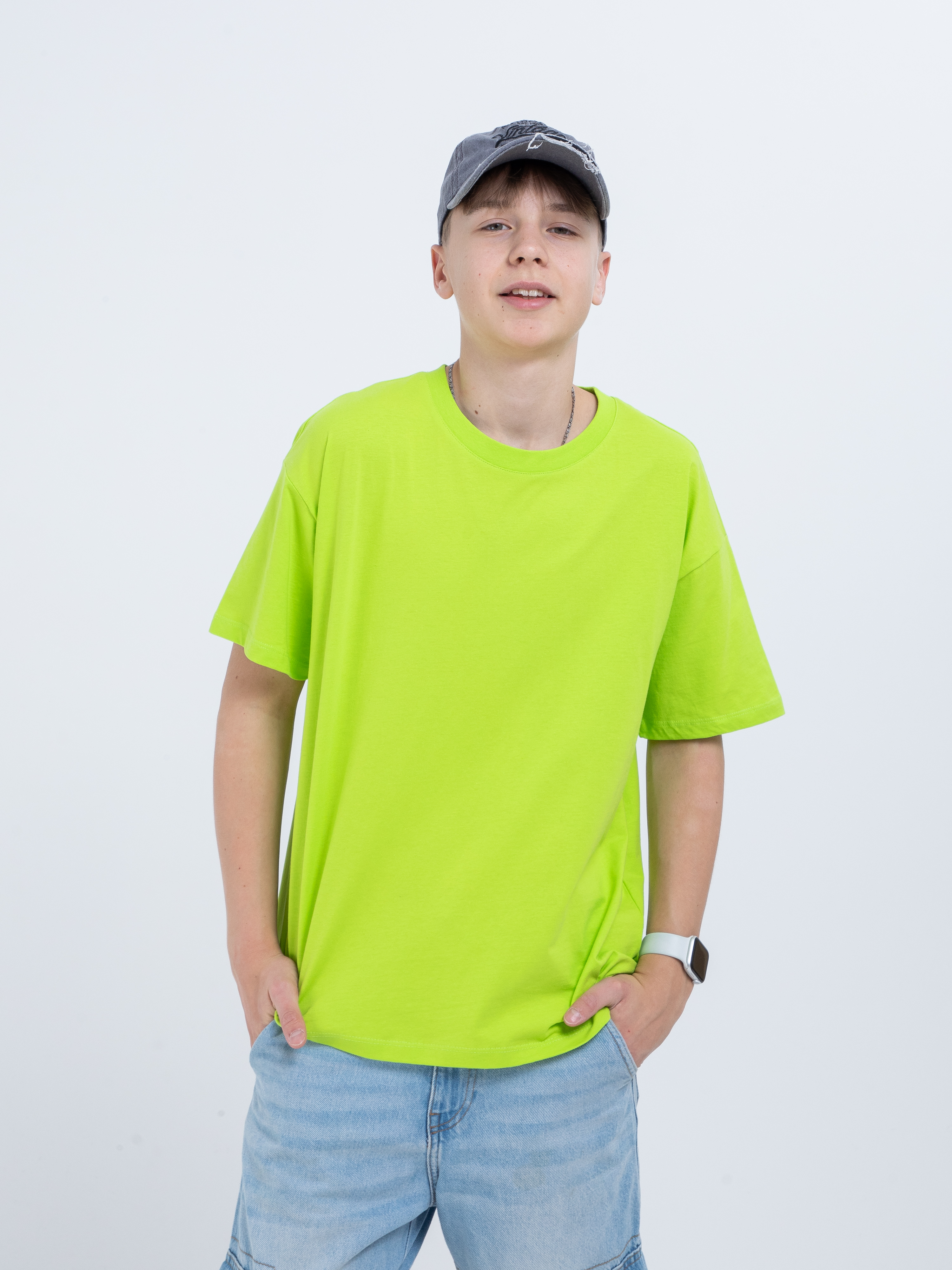 Футболка STELLA MODA 11601._салатовый - фото 14