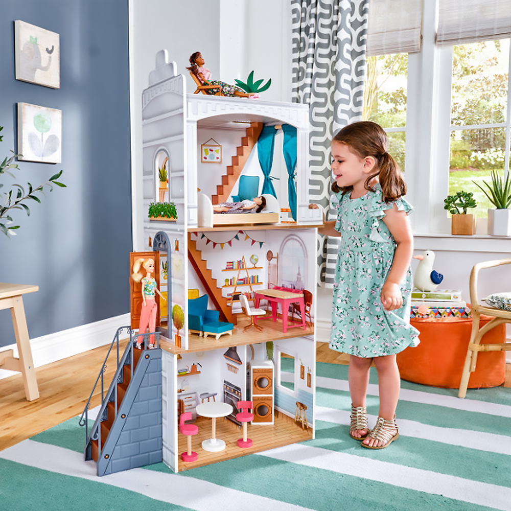 Домик для кукол KidKraft с мебелью 10238_KE - фото 1