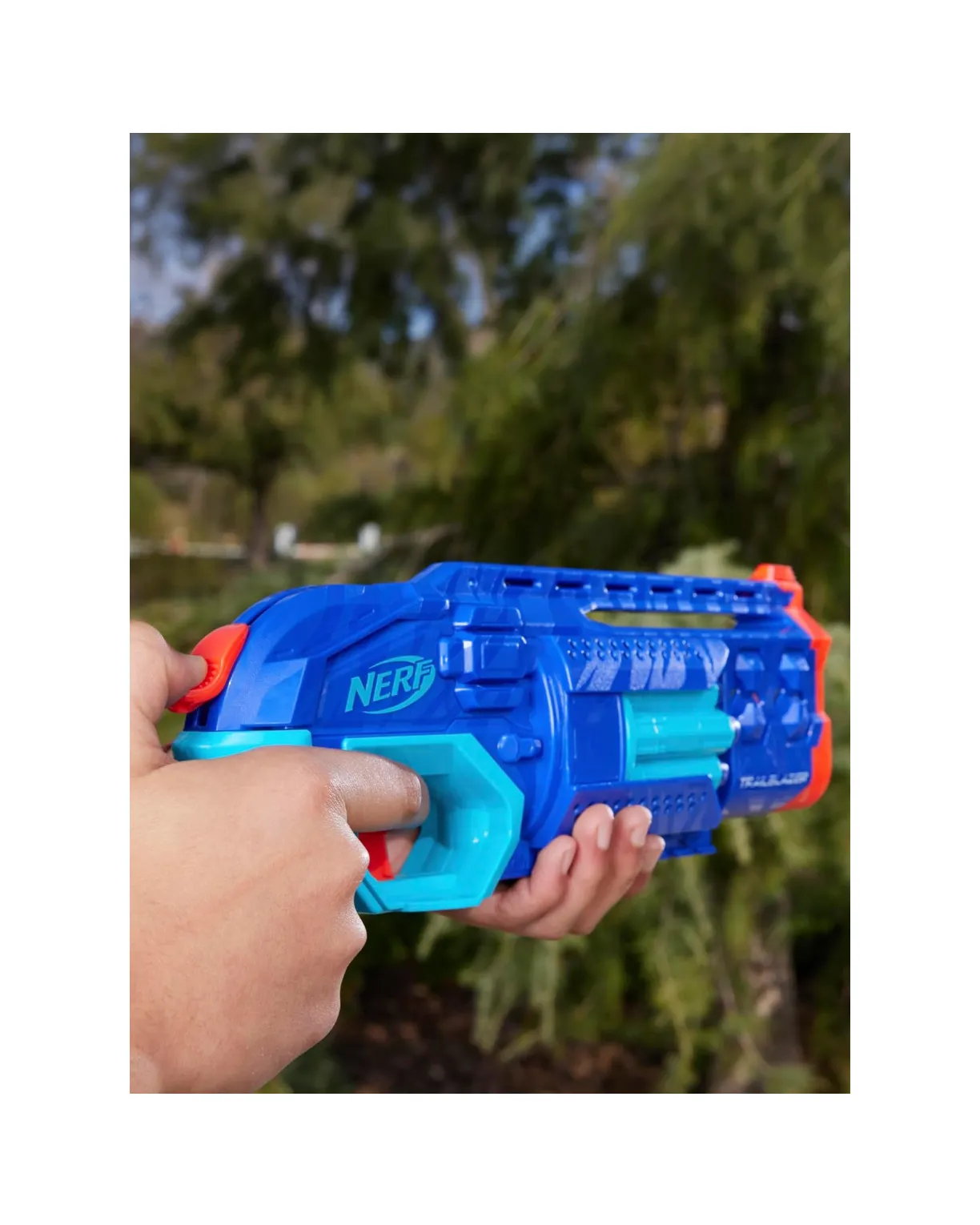 Бластер Nerf Elite Trailblazer wild edition - фото 6