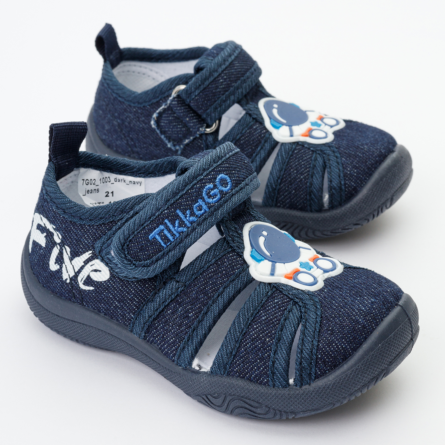 Туфли TikkaGo 7G02_1003_dark_navy_jeans - фото 2