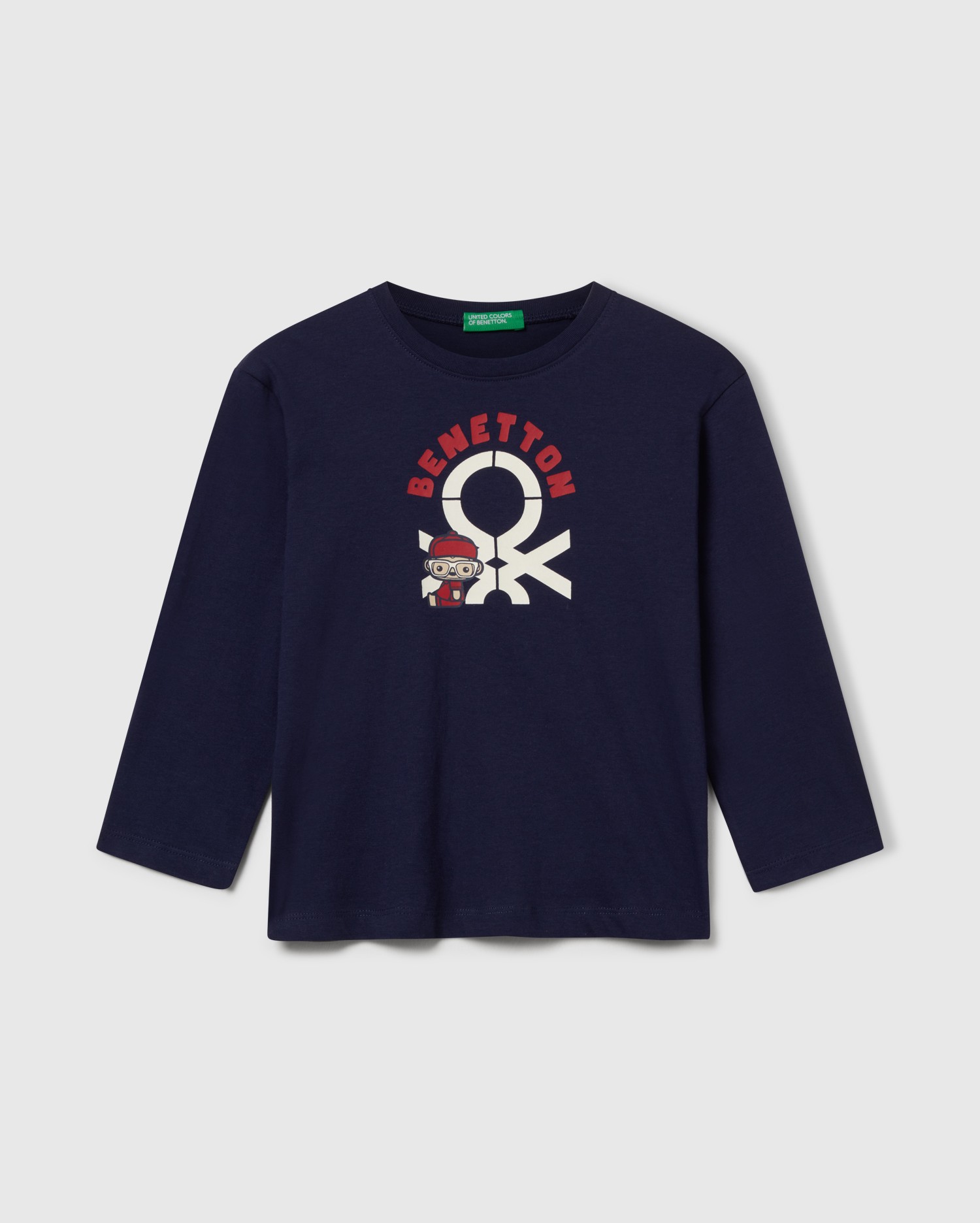 Лонгслив United Colors of Benetton 25A_3I1XG10F2_252 - фото 1