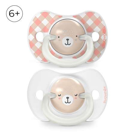 Пустышка Suavinex силикон ортодонтическая от 6 мес. 1 шт.