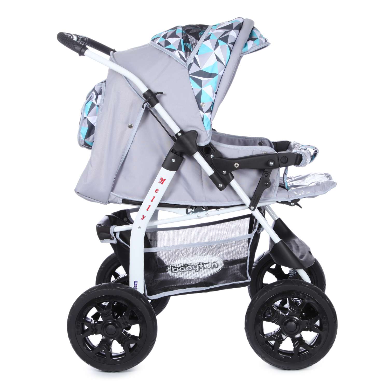 Коляска трансформер Babyton Melly Grey-Green - фото 7