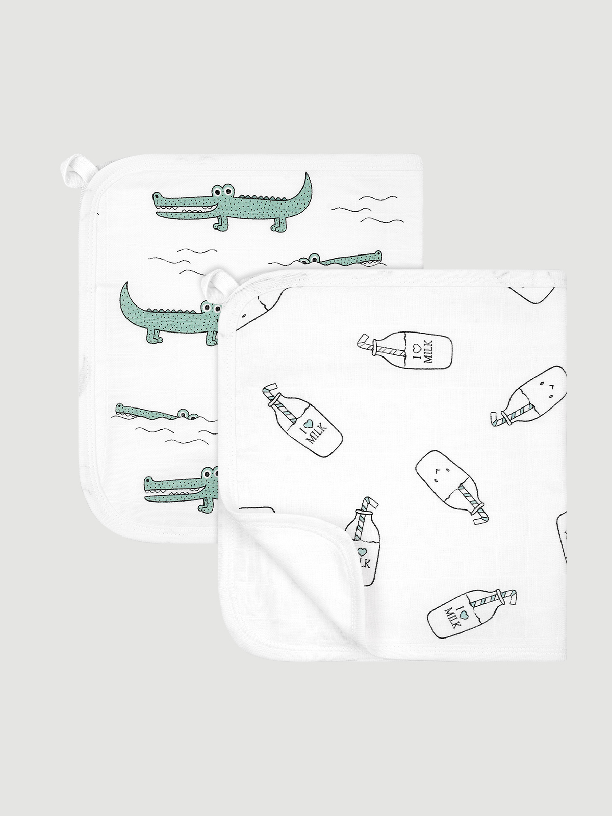 Нагрудник Mjolk текстиль 2 шт. - фото 1