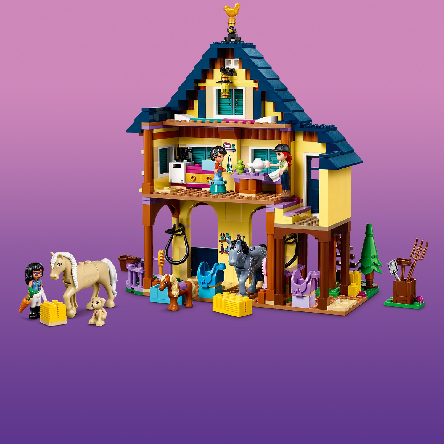 Конструктор LEGO Friends Лесной клуб верховой езды 511 дет. - фото 5