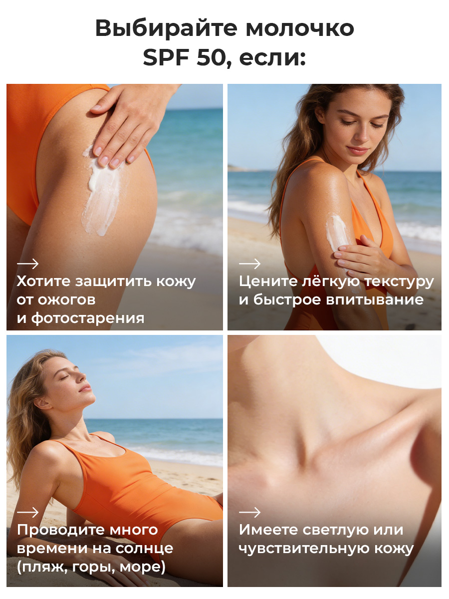 Молочко солнцезащитное EDEN Sun Series SPF50 150мл - фото 8