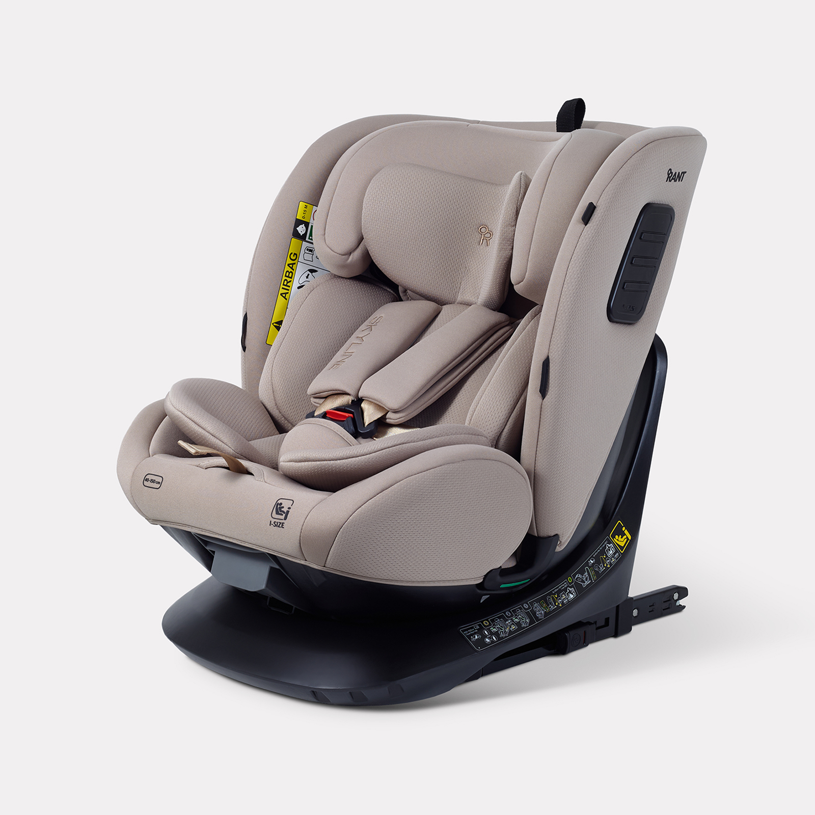 Автокресло Rant Skyline isofix Isofix 0+/1/2/3 (0-36 кг) бежевый - фото 1