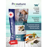 Корм для кошек сухой Pronature Holistic Pacific на океанической белой рыбе с рисом 340г