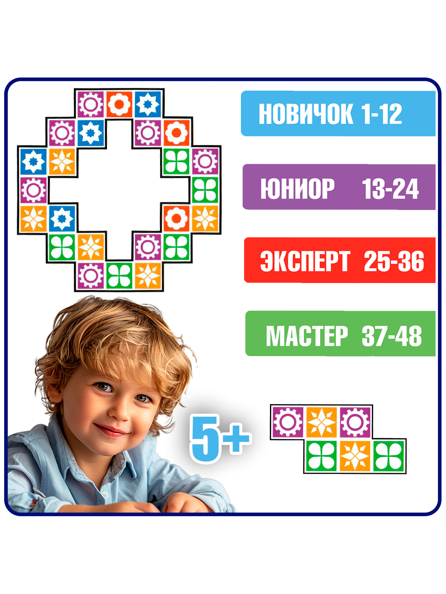 Настольная игра Bondibon логическая ЛОГИКА СЛОЖЕНИЯ - фото 5