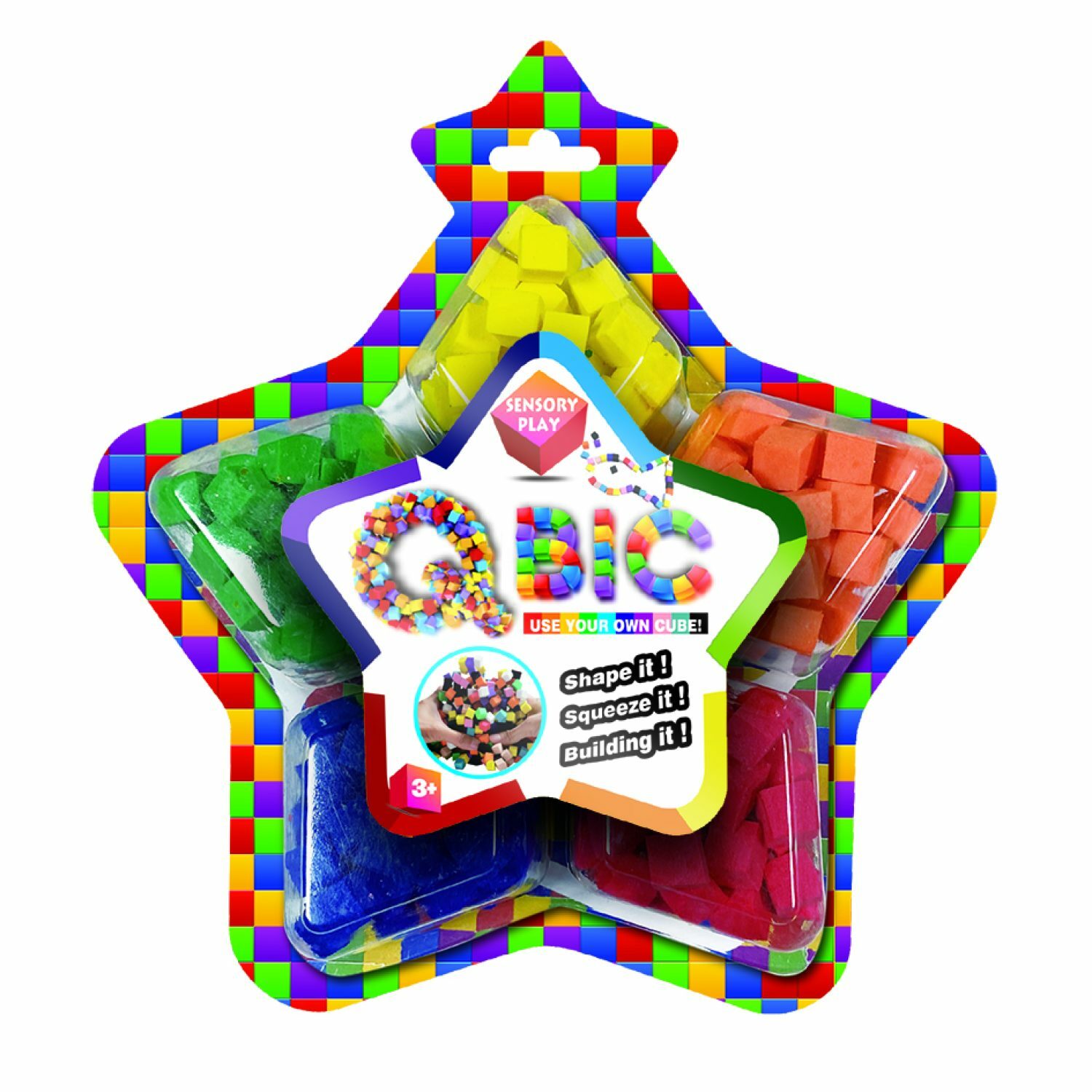 Пластилин 1TOY Gummy blocks антистресс 5 цв. - фото 6