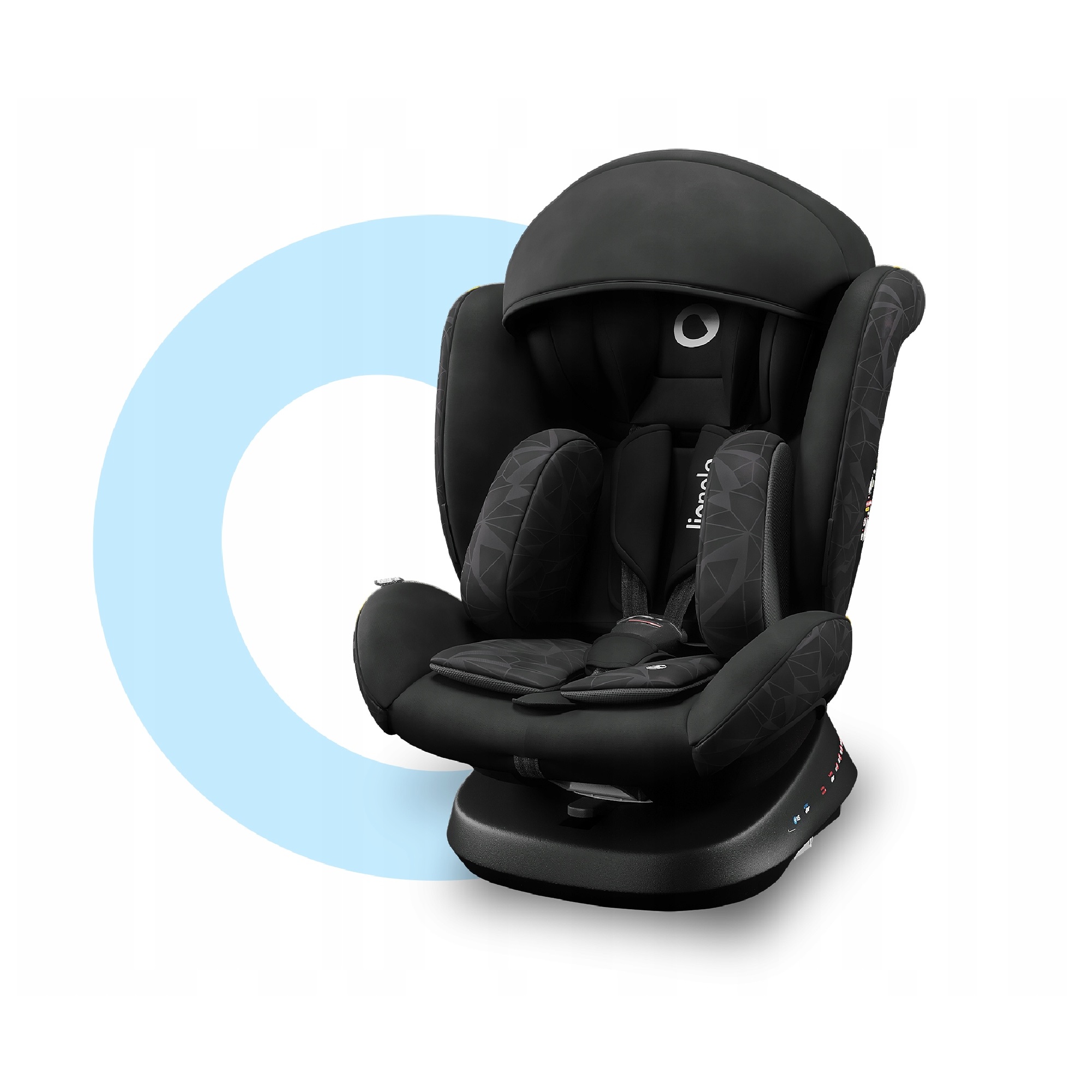 Автокресло Lionelo Bastiaan One Black Onyx 0+/1/2/3 (0-36 кг) - фото 9