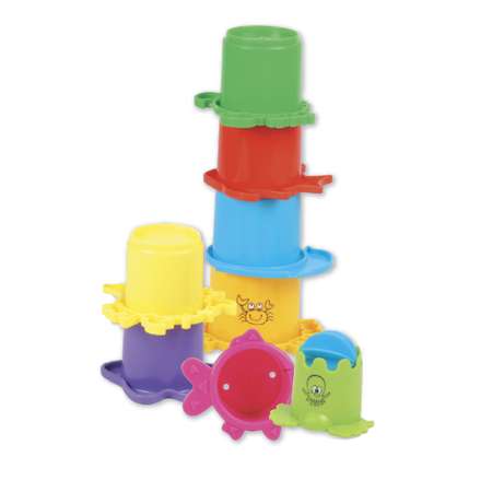 Игрушка Mioshi пирамидка Морские обитатели