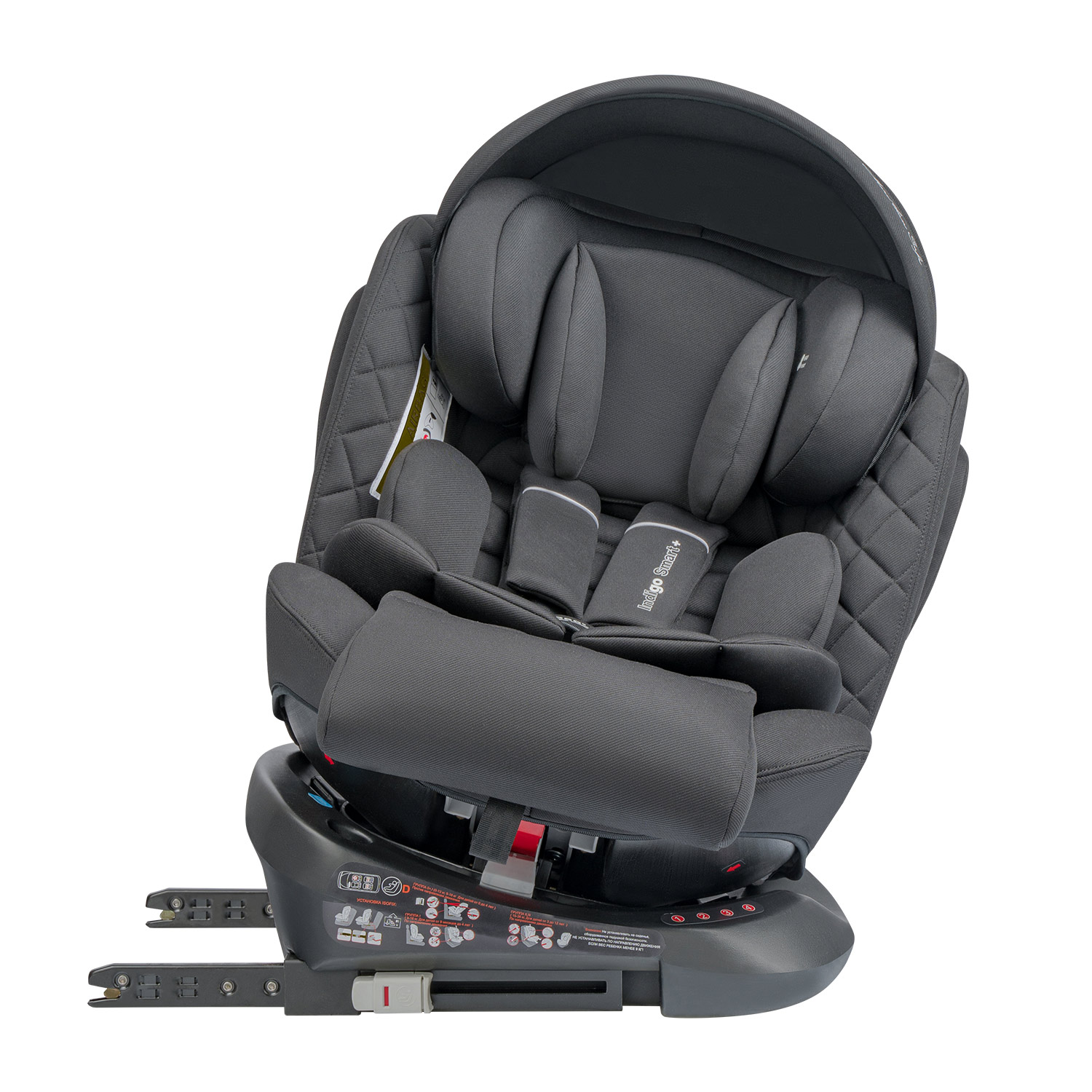 Автокресло Indigo SMART Isofix 0+/1/2/3 (0-36 кг) - фото 4