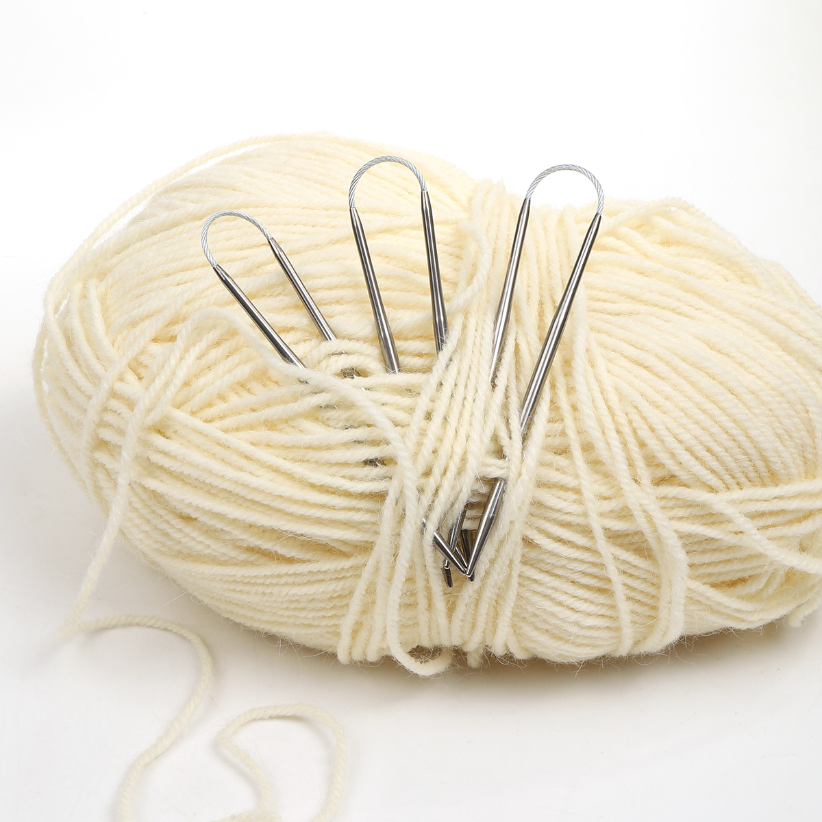 Спицы вязальные чулочные Maxwell гибкие с металлическим тросиком - фото 1