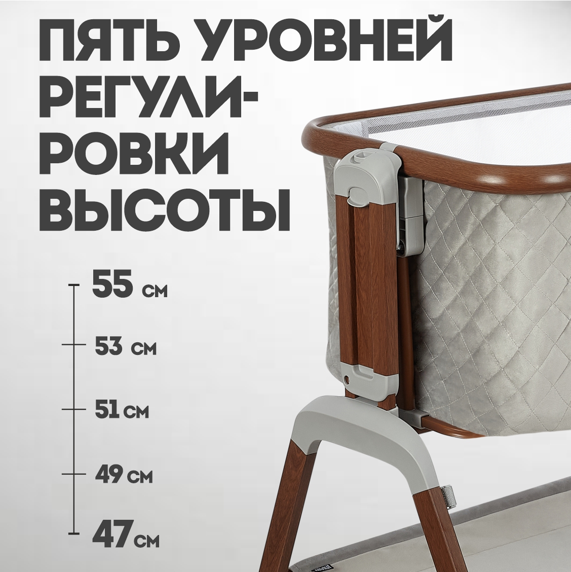 Приставная кровать-колыбель Nuovita Perfetto - фото 3