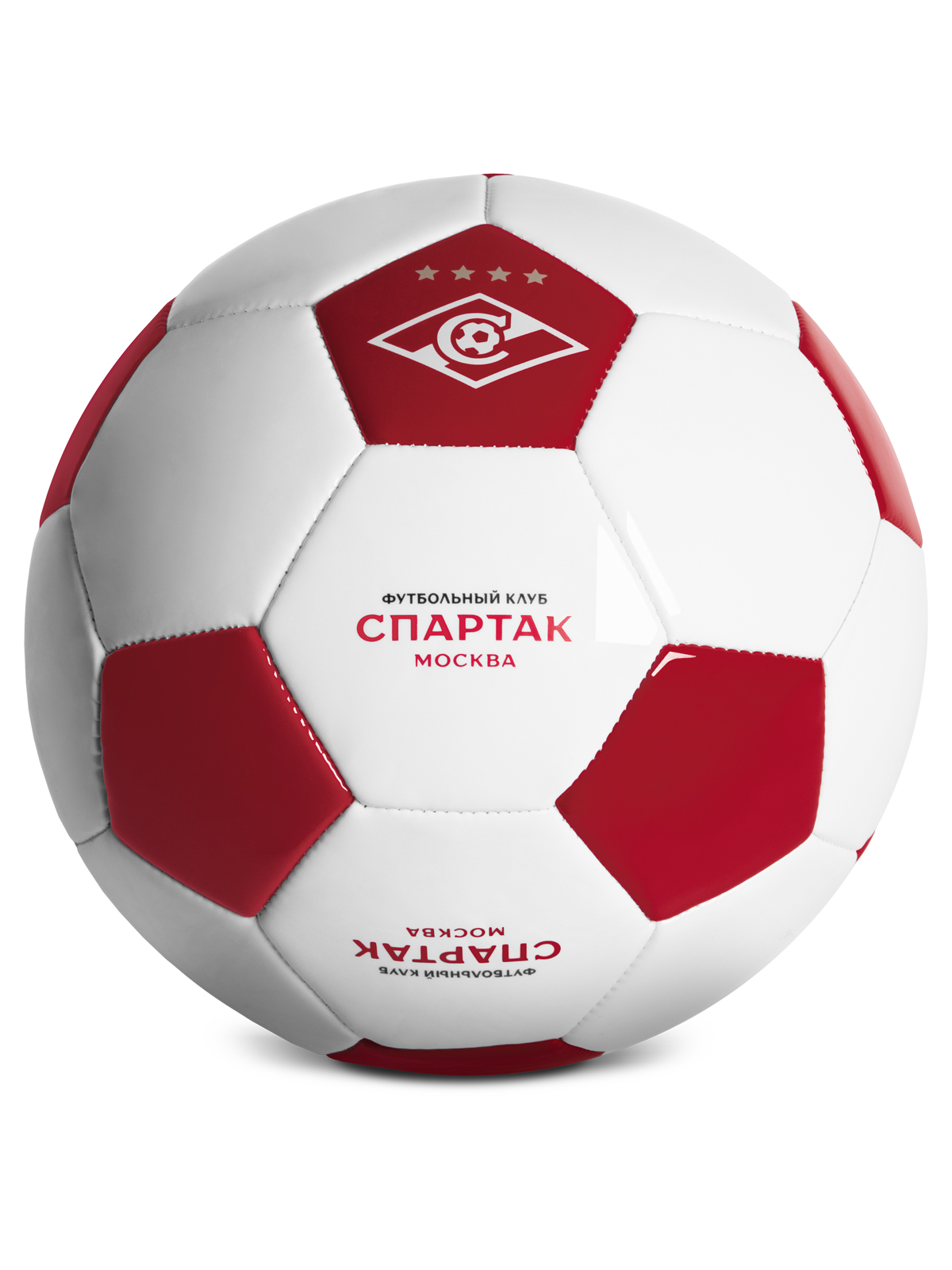 Спортивный мяч ФК Спартак Москва футбольный 22 см - фото 10