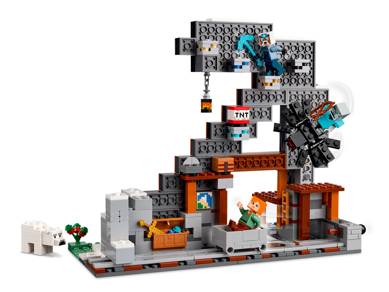 Конструктор LEGO Minecraft Шахта Кирка 530 дет. - фото 6