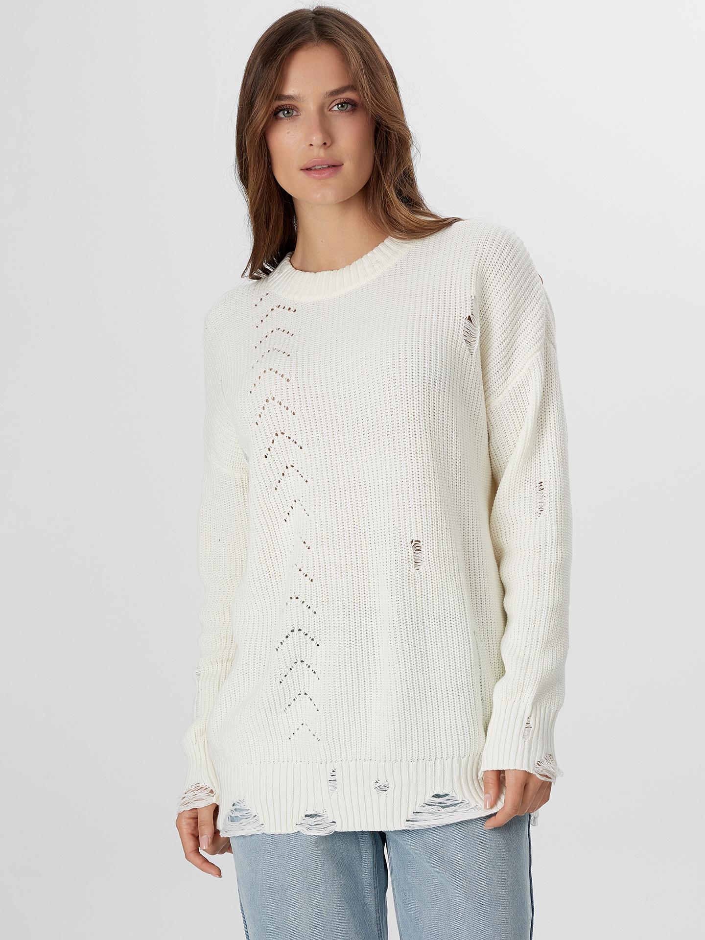 Джемпер Mark Formelle (Марк Формэль) 122632-1/молочный - фото 2