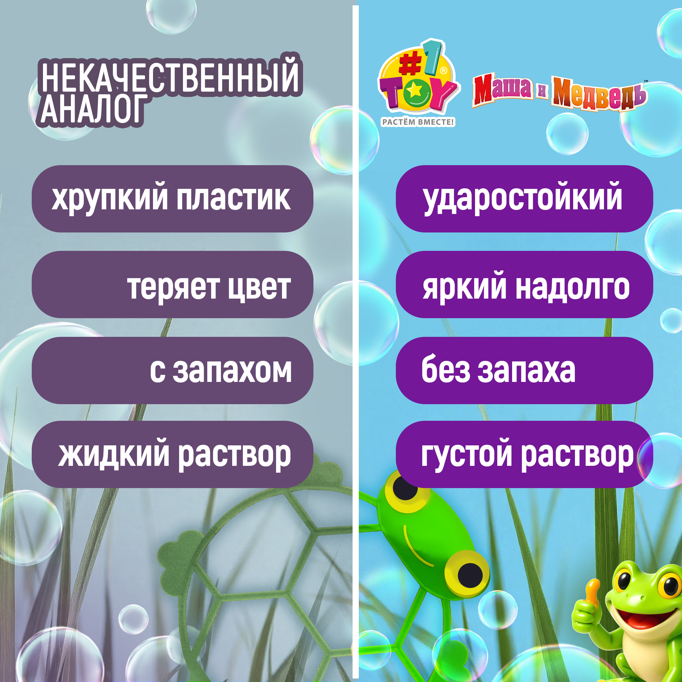 Мыльные пузыри Маша и Медведь Лягушка - фото 3