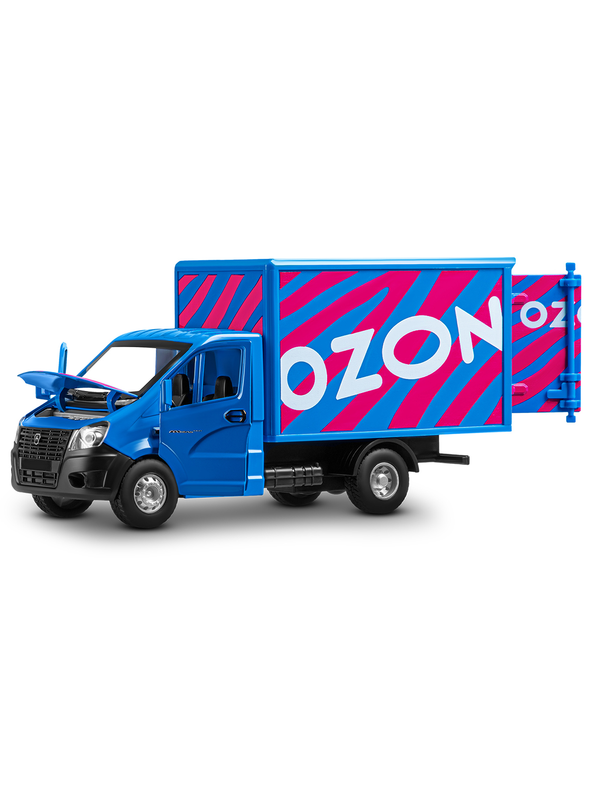 Грузовик АВТОпанорама ГАЗель Next Ozon 1:28 JB0405418 - фото 16