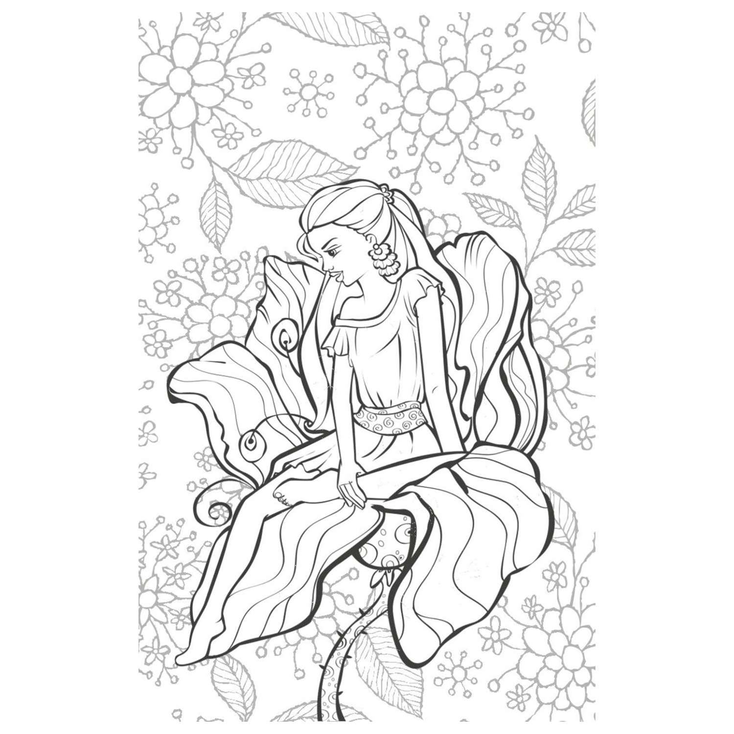 Раскраска Эксмо Лесные феи Мини - фото 4