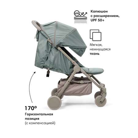 Коляска прогулочная Elodie Pebble Green хаки