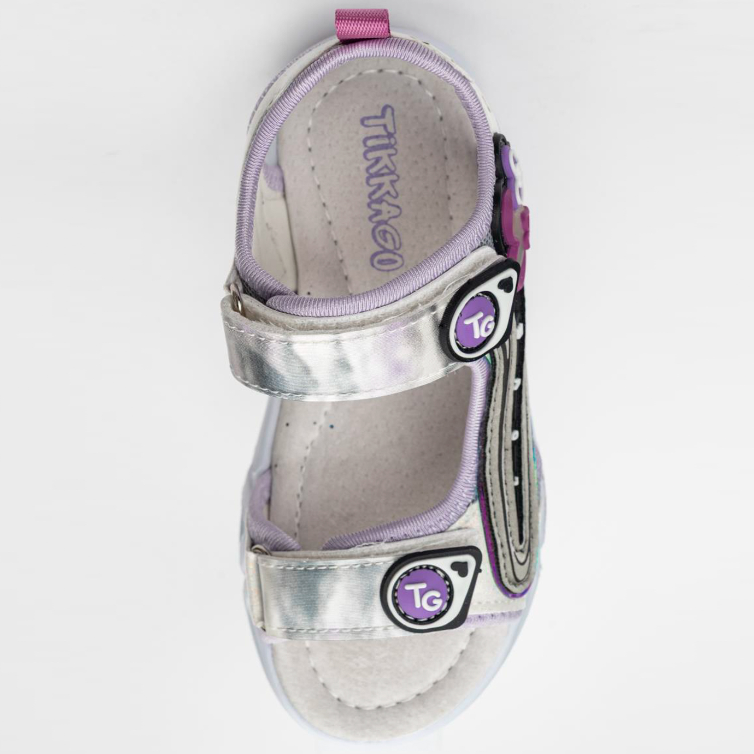 Сандалии TikkaGo 7F18_2605_lilac-white - фото 5