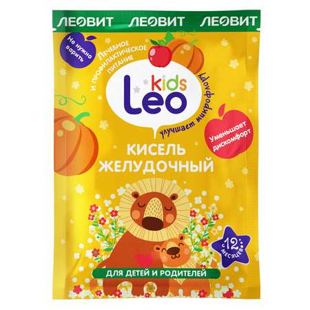 Кисель Леовит LeoKids желудочный 12г*5пакетов